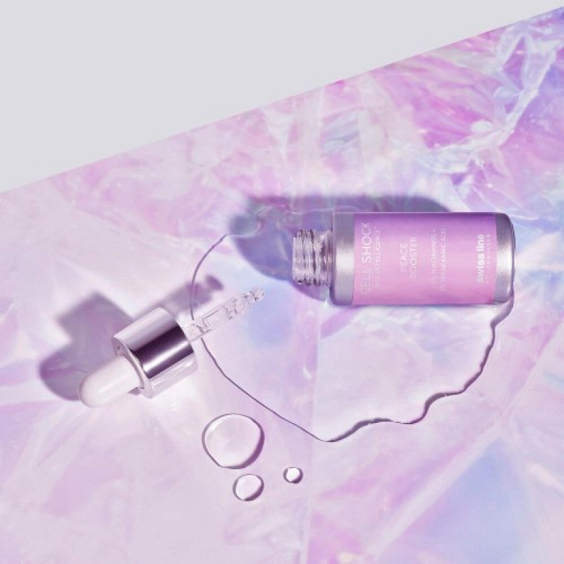Booster chống kích ứng đỏ da và làm dịu da tức thời Swissline Cell Shock Age Intelligence Peace Booster 5% Niacinamide + 2% Tranexamic acid